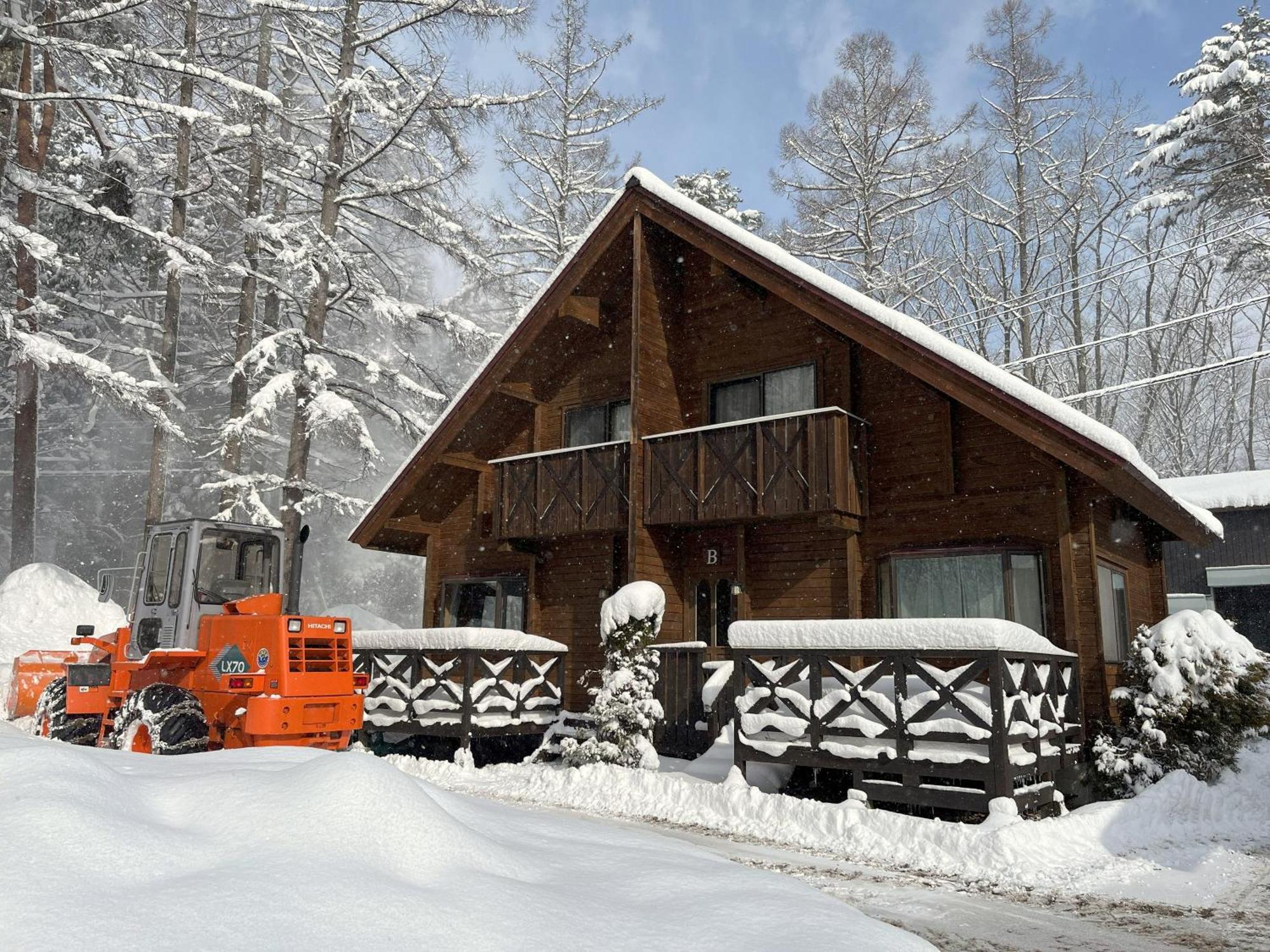 Log Cottage Epoch ฮาคุบะ ภายนอก รูปภาพ
