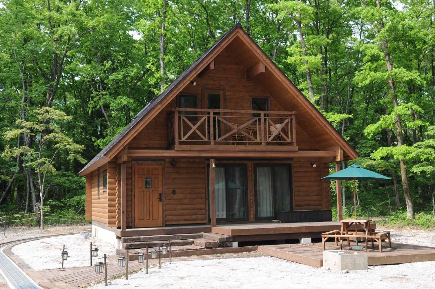 Log Cottage Epoch ฮาคุบะ ภายนอก รูปภาพ