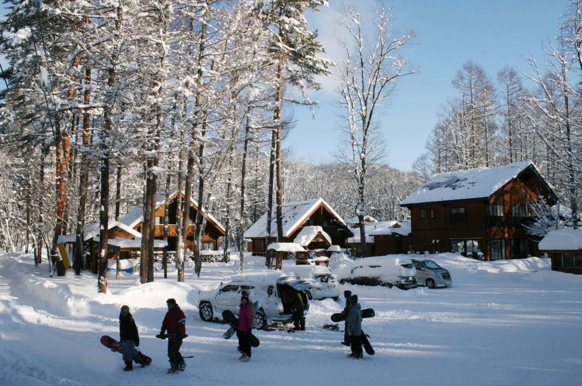 Log Cottage Epoch ฮาคุบะ ภายนอก รูปภาพ